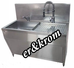 Spiralli Alet Yıkama Evyesi